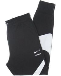 Nike - Pantalon De Survetement Leger Pour Hommes Swoosh Tech Fleece Pant Noir/Blanc/Blanc - Lyst