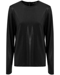 Tom Ford - Mesh Viscose Noir Avec Zip Affiche - Lyst