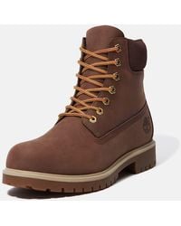 Timberland - Tronchetto Y Booty Tb0A6Ch6W011 Tb25 6 En Encaje Impermeable Marron Oscuro Fullgrain - Lyst