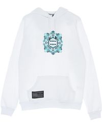 DOLLY NOIRE - Sweat A Capuche Homme Maioliche Logo Hoodie Blanc - Lyst