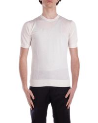 Tagliatore - Knitted Fox Pe Pwe25 Cream Three Quarters Cream - Lyst