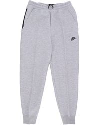 Nike - Vetements De Sport Pour Femmes W Tech Fleece Mid-Rise Jogger Pantalon Dk Heather/Noir - Lyst