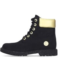 Timberland - Bota Alta Heritage Negra Con Suela De Copa De 6" Para Mujer - Lyst