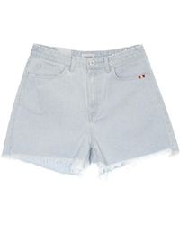 AMISH - Short Jeans Short Ivy Denim - Lyst