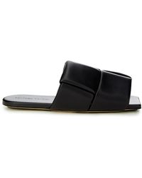 Bottega Veneta - Sandal Slipper With Maxi Braided Leather - Lyst