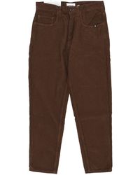 AMISH - Jeremiah Corduroy Lange Herenbroek Tinto Bruin - Lyst