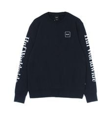 Huf - Essentials Domestic Crew Sudadera Con Cuello Redondo Para Hombre - Lyst