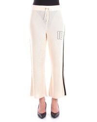 Barrow - Trousers S5Bwwopa110 Bw029 Knitted Pants Vanilla - Lyst