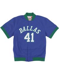 Mitchell &amp; Ness - Nba-Offcourt-Opwarmjack Voor Nr. 41 Dirk Nowitzki Dalmav - Lyst