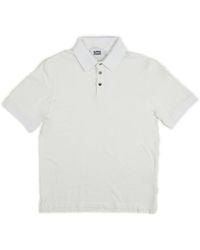Alpha Studio - Polo M/M Fabric Ice Cotton Au-5335B 1210 Bco - Lyst
