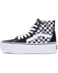 Vans - Chaussure Haute Sk8-Hi Tapered Stackform Noir/True Blanc Pour Femme - Lyst