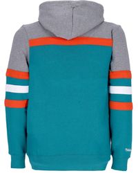 Mitchell &amp; Ness - Sweat A Capuche Nfl Headcoach Pour Hommes, Miadol, Bleu Sarcelle Fonce - Lyst