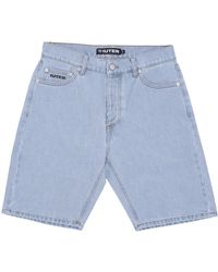 Iuter - Vaqueros Cortos De Mezclilla Regular Para Hombre Azul Claro - Lyst