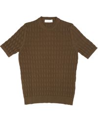 LUIGI GENTILE - Mannen Trui Lg1064 27 Alga - Lyst