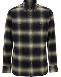 Tom Ford - Camisa Occidental En Algodon - Lyst