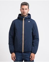 K-Way - Blauwe Jassen - Lyst