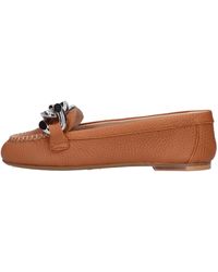 Casadei - Flat Shoes Leather - Lyst
