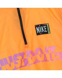 Nike - Veste De Survetement Pour Femme, Vetement De Sport Tisse, Pull-Over, Lavage, Atomique/Noir - Lyst