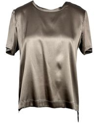 AROVESCIO - T-Shirts And Polos Dove - Lyst