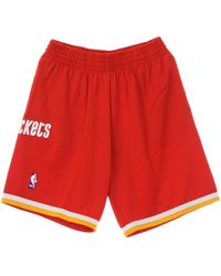 Mitchell &amp; Ness - Pantalones Cortos De Baloncesto Para Hombre Nba Swingman Shorts Hardwood Classics Houroc Colores Originales Del Equipo - Lyst