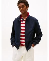 Tommy Hilfiger - Chaquetas Y Chaquetas Hombre Mw0Mw39637 Harrington Dw5 Cielo Desierto - Lyst