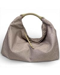 Borbonese - Hobo M Tasche. Sand - Lyst
