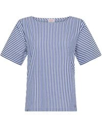 Sun 68 - Shirt Righe Bianco/ S34213 - Lyst