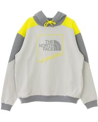 The North Face - Lichtgewicht Sweatshirt Met Capuchon Voor Xtreme Hoodie Grijs/Grijs Heater/Citroen - Lyst