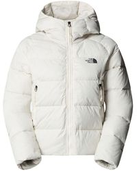 The North Face - Outerwear And Jackets Nf0A8E75Qli1 W Hyalite Down Hoodie Dunes - Lyst