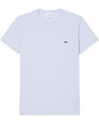 Lacoste - T-Shirts And Polos Azure - Lyst