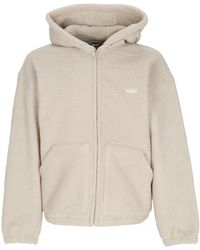 Obey - Herren Gaze Ii Kapuzenjacke Silbergrauer Bar - Lyst