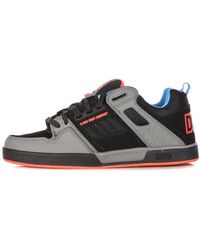 Dvs - Comanche 2.0+ Chaussures De Skate Pour Hommes Charbon De Bois/Noir/Rouge Ardent/Bleu/Nubuck - Lyst