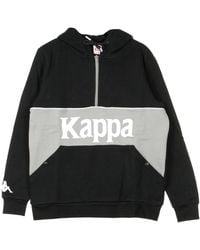 Kappa - Authentic 90 Barna Zip Hoodie - Lyst
