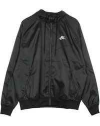 Nike - Windbreaker Sportswear Woven Lined Windrunner Hooded Jacket - Lyst