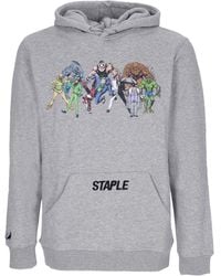 Staple - Sweat A Capuche Pour Hommes Villains Graphic Hoodie X Batman Gris Chine - Lyst