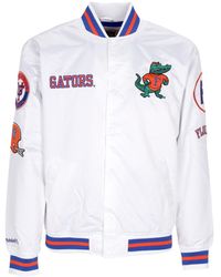Mitchell &amp; Ness - Ncaa Hometown Lw Satin Jacket Flogat Herren Bomberjacke - Lyst