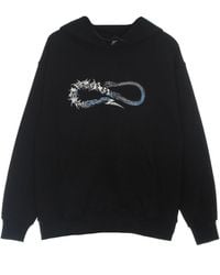 Propaganda - Lichtgewicht Herenhoodie Skullsnake Logo Hoodie Zwart - Lyst