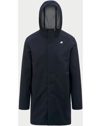 K-Way - Blauwe Jassen - Lyst