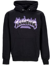 Thrasher - Sudadera Con Capucha Para Hombre Airbrush Hoodie Negro/Morado - Lyst