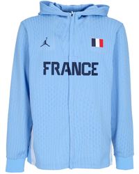 Nike - Lightweight Zip Hoodie Dri-Fit Adv Basketball Game Jacket Team France - Lyst