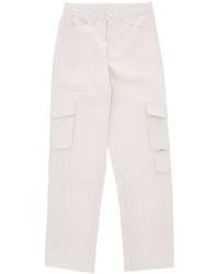 Arte' - Lange Porter-Broek Met Dubbele Zak Voor Creme - Lyst