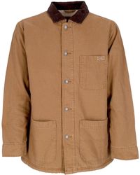 Dickies - Veste De Travail Pour Hommes, Manteau De Corvee En Toile De Canard, Canard Marron Delave A La Pierre - Lyst
