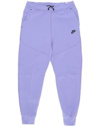 Nike - Lichtgewicht Trainingsbroek Sportkleding Tech Fleece Broek Light Thistle/Zwart - Lyst