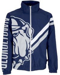 Mitchell &amp; Ness - Windbreaker Ncaa Exploded Logo Warm Up Jacket Geohoy - Lyst