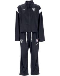 Nike - Compleet Trainingspak Nba Trainingspak Courtside Team Bronet Zwart/Wit/Wit - Lyst