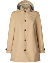 Save The Duck - Coat With Hood April D42250W - Lyst