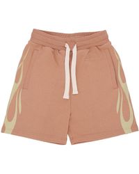 Vision Of Super - Short Tracksuit Pants Flames Shorts Terracotta/Off - Lyst