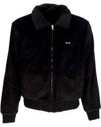 Arte' - Mannenjas Sherpa Jas Zwart - Lyst
