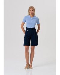 Fracomina - Korte Broek Vrouw Donkerblauw - Lyst