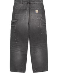 Carhartt - Og Enkele Knie Pants Jeans Brede Been Met Verf - Lyst